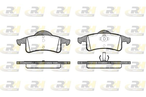 Brake Pad Set, disc brake JEEP - 05011970AA