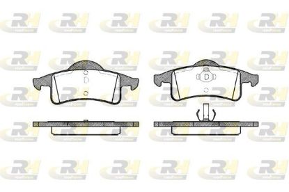 Brake Pad Set, disc brake JEEP - 05011970AA Brake Pad Set, disc brake JEEP - 05011970AA