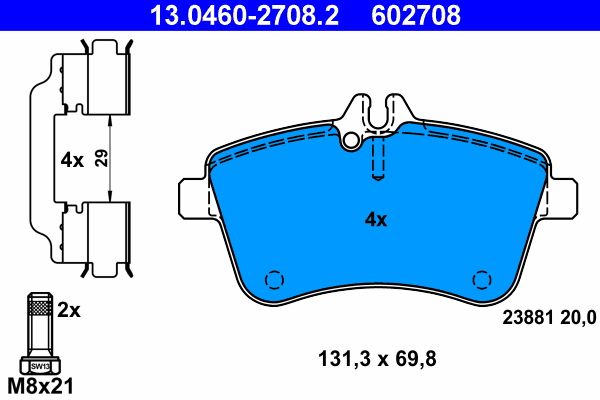 Brake Pad Set, disc brake -