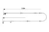 Warning Contact, brake pad wear -