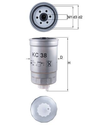 Fuel Filter P4183 - PSA 2.8HDI
