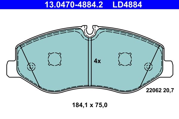 Brake Pad Set, disc brake -