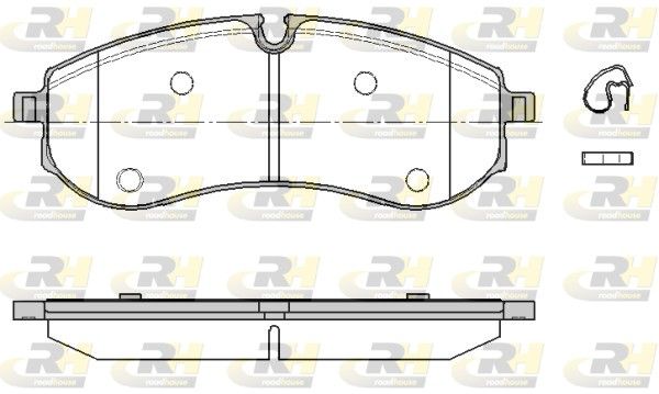 Brake Pad Set, disc brake VAG - 2N0 698 451A