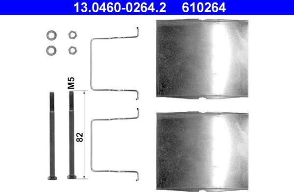 Accessory Kit, disc brake pad -