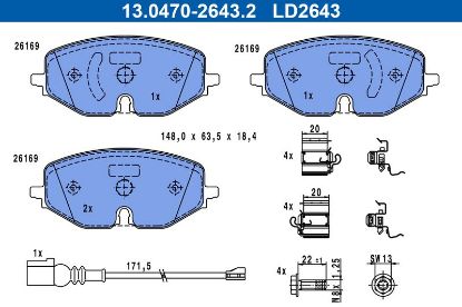 Brake Pad Set, disc brake -