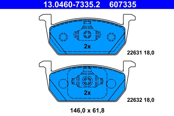 Brake Pad Set, disc brake -