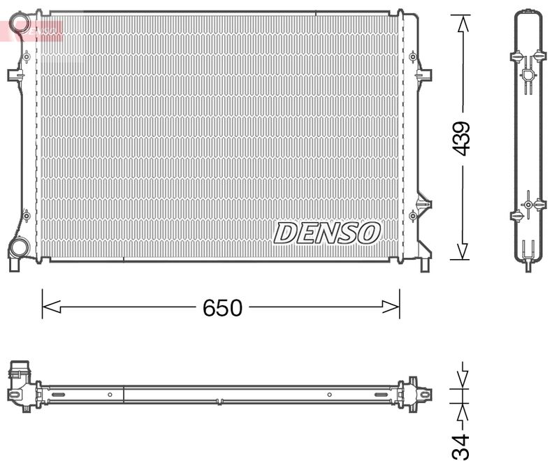 Radiator, engine cooling -
