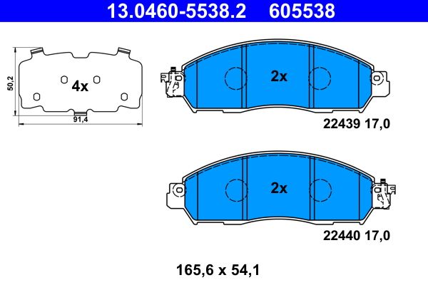 Brake Pad Set, disc brake -