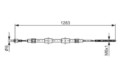 Cable Pull, parking brake -