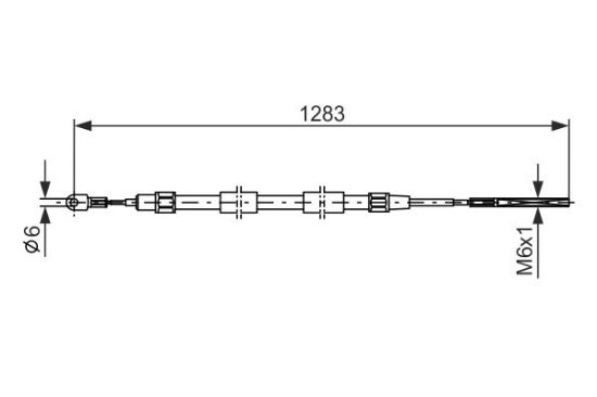 Cable Pull, parking brake -