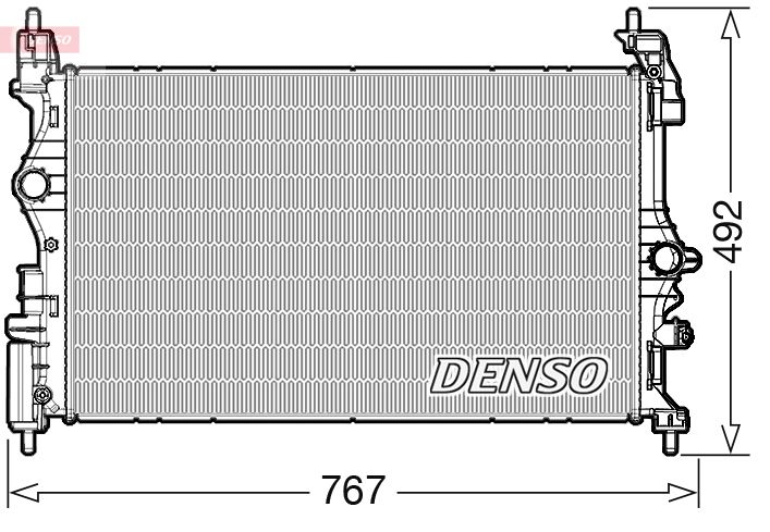 Radiator, engine cooling -
