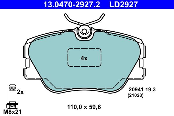 Brake Pad Set, disc brake -
