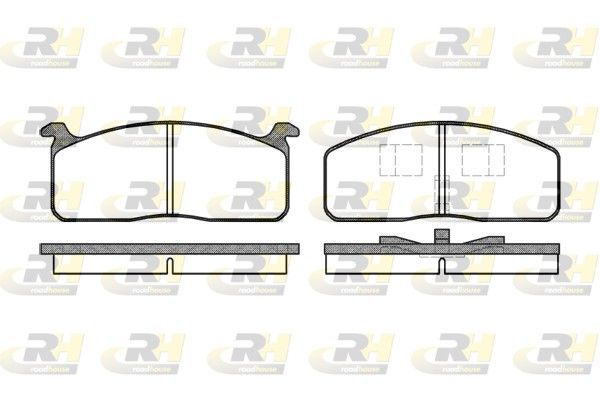 Brake Pad Set, disc brake Toyota Hiace,Hilux 77-86 esim