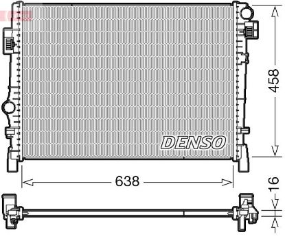 Radiator, engine cooling -