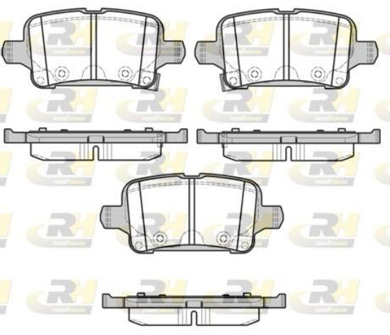 Brake Pad Set, disc brake GENERAL MOTORS - 13454674