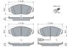 Brake Pad Set, disc brake VAG - 3C0 698 151 E