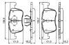 Brake Pad Set, disc brake BMW - 34 11 6 874 331