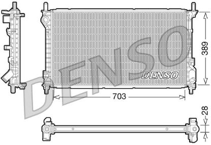 Radiator, engine cooling -