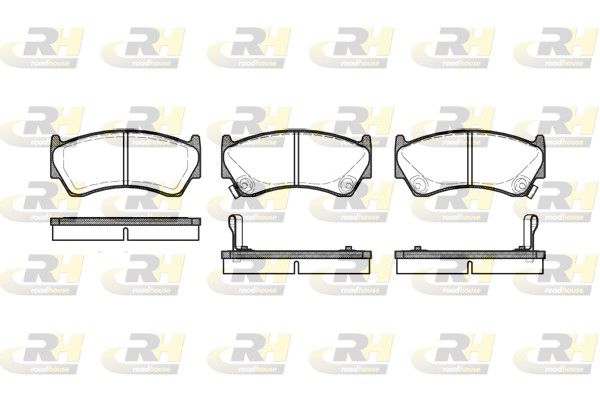 Brake Pad Set, disc brake Nissan ALMERA 95-99 esim.