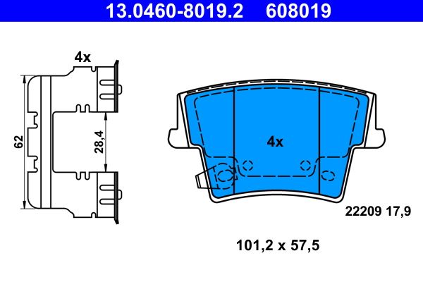Brake Pad Set, disc brake -