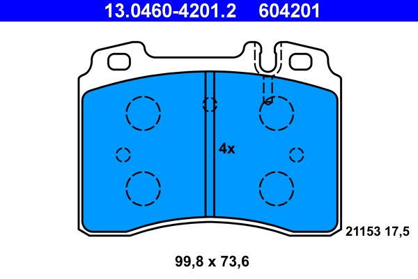 Brake Pad Set, disc brake -