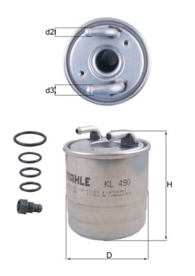 Fuel Filter MERCEDES-BENZ - 642 092 03 01