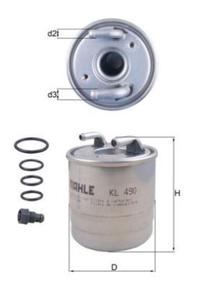 Fuel Filter MERCEDES-BENZ - 642 092 03 01