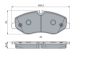 Brake Pad Set, disc brake MERCEDES-BENZ - 447 421 08 00
