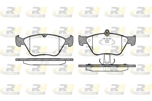 Brake Pad Set, disc brake Saab 9000,OPEL VECTRA,OMEGA,C
