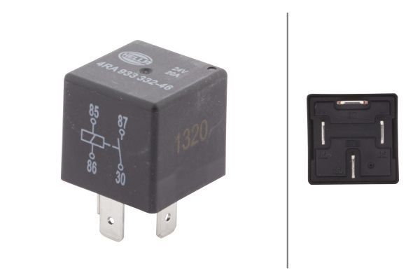 Relay, main current -