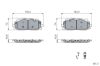 Brake Pad Set, disc brake VAG - 8W0 698 151 R