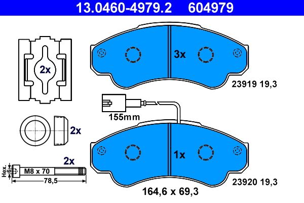 Brake Pad Set, disc brake -
