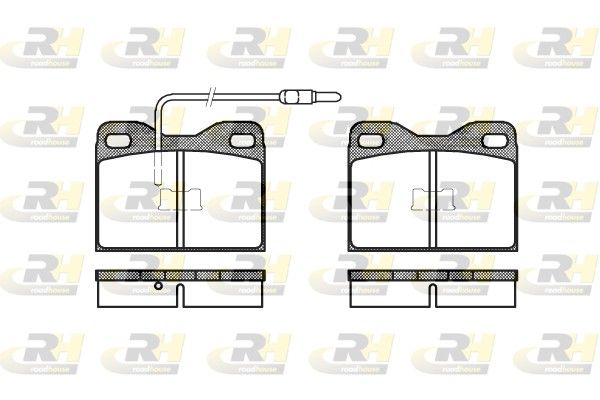 Brake Pad Set, disc brake Citroen Visa 1.4 82-91 esim.