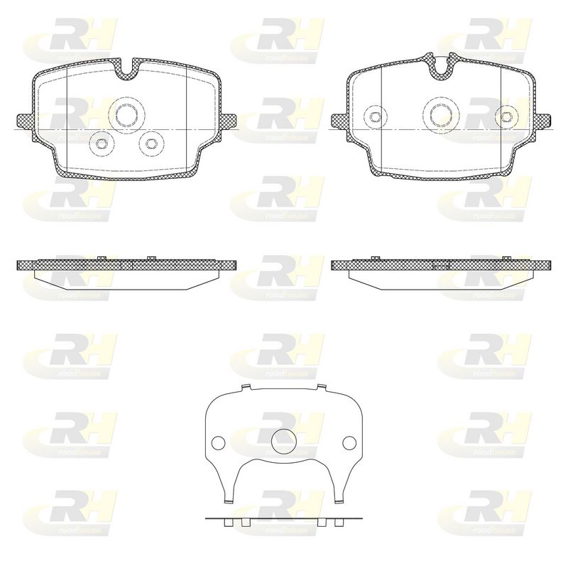 Brake Pad Set, disc brake BMW X1 (U11) (07/22-) 34108837161