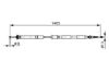 Cable Pull, parking brake -