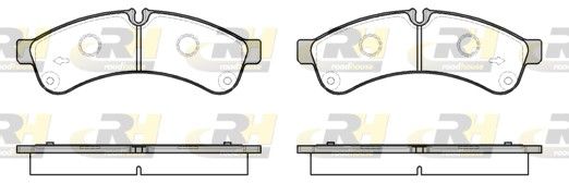 Brake Pad Set, disc brake IVECO - 42555633