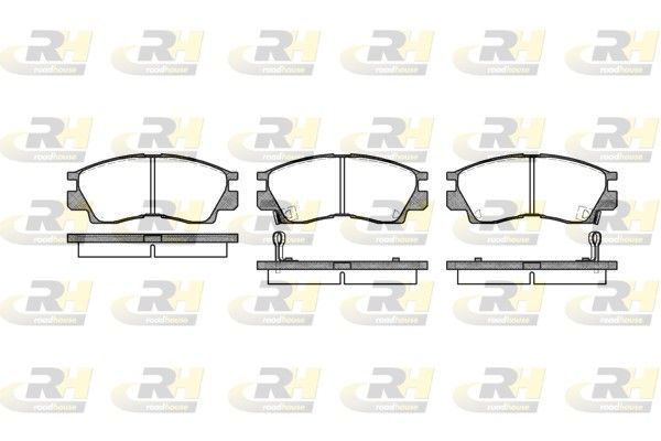 Brake Pad Set, disc brake MitsubishiSAPPORO 87-91 esim.