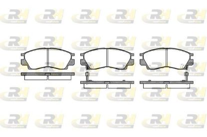 Brake Pad Set, disc brake MitsubishiSAPPORO 87-91 esim.