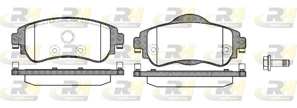 Brake Pad Set, disc brake PSA - 4254.A9