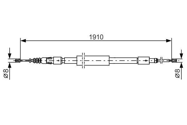 Cable Pull, parking brake -
