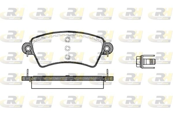 Brake Pad Set, disc brake Citroen Xsara 97- esim.