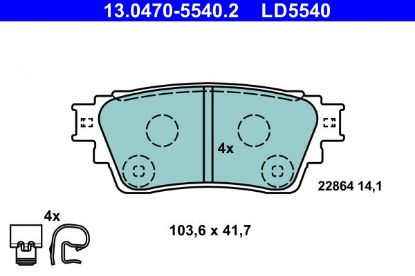 Brake Pad Set, disc brake -