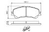 Brake Pad Set, disc brake RENAULT - 41 06 015 96R