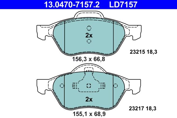 Brake Pad Set, disc brake -
