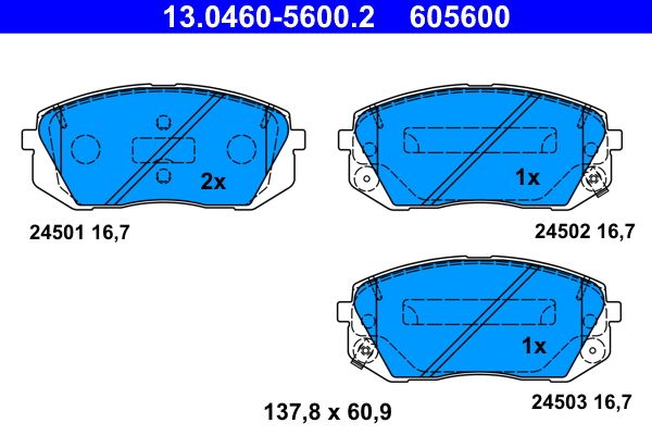 Brake Pad Set, disc brake -