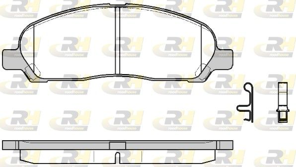 Brake Pad Set, disc brake MITSUBISHI SPACE WAGON 98-