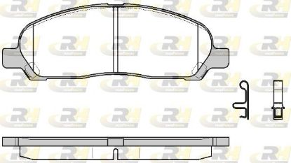 Brake Pad Set, disc brake MITSUBISHI SPACE WAGON 98- Brake Pad Set, disc brake MITSUBISHI SPACE WAGON 98-