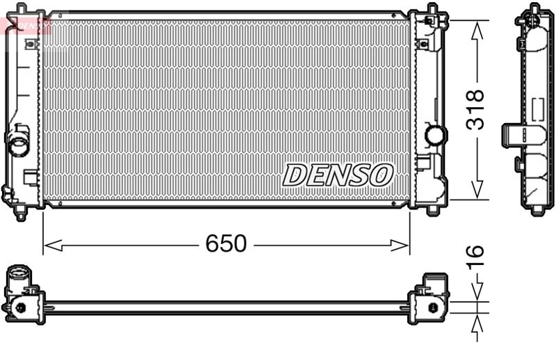 Radiator, engine cooling -