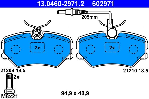 Brake Pad Set, disc brake -