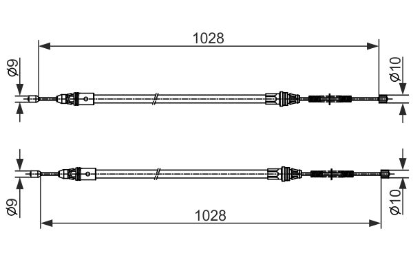 Cable Pull, parking brake -